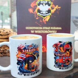 Kubek strażacki nadruk