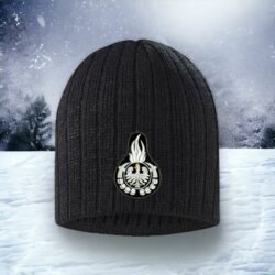 Czapka zimowa czarna OSP ognik