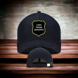 Czapka letnia czarna OSP emblemat haft