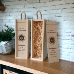 Strażackie pudełko na alkohol z grawerem