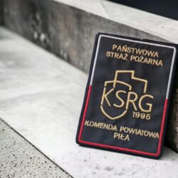 Emblemat KSRG haftowany z rzepem