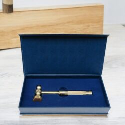 Młotek uroczysty, dekoracyjny do wbijania gwoździ pamiątkowych