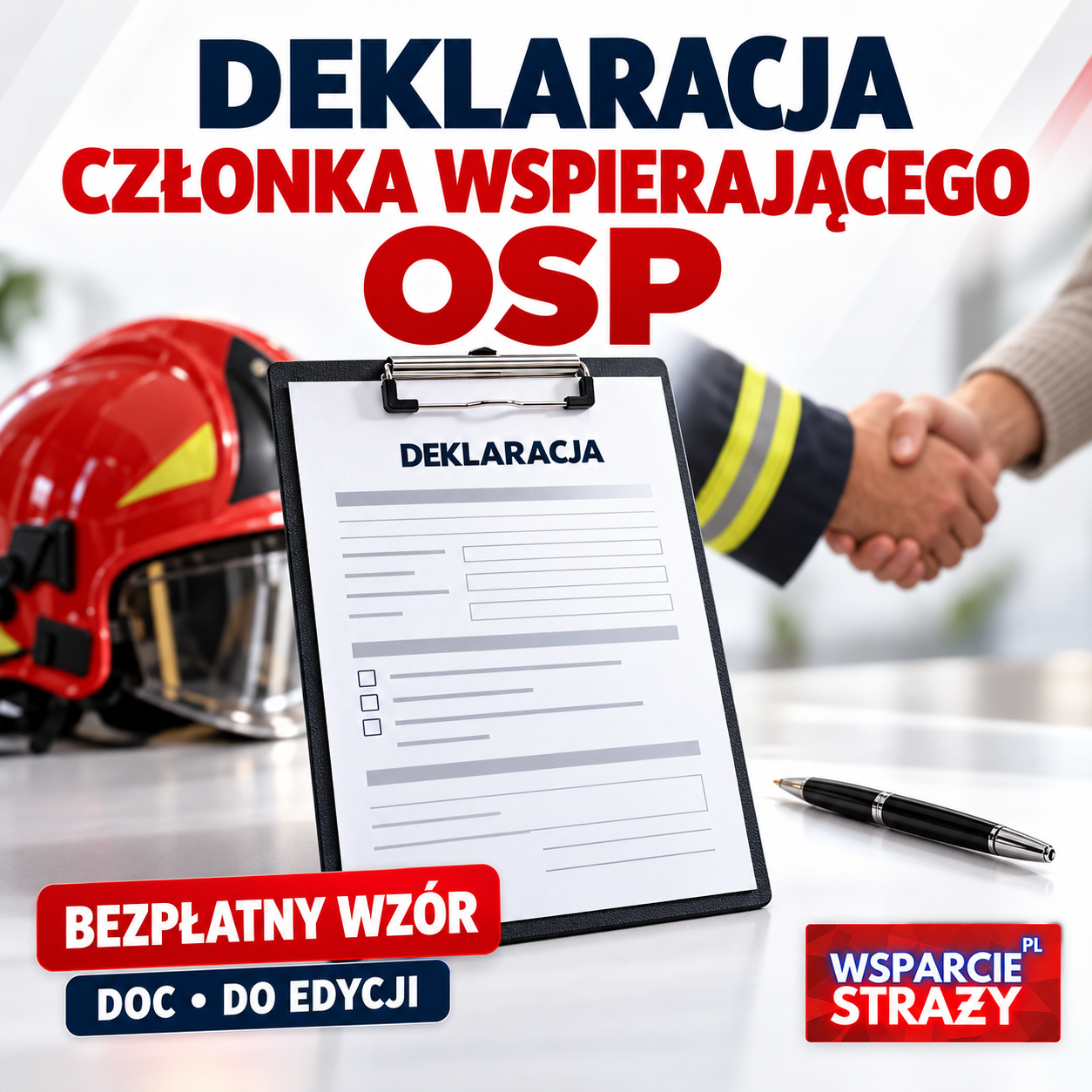 Deklaracja członka wspierającego OSP