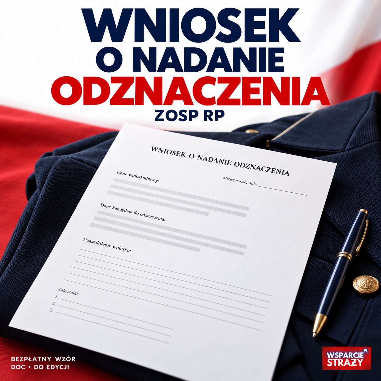 Wniosek o nadanie odznaczenia ZOSP RP