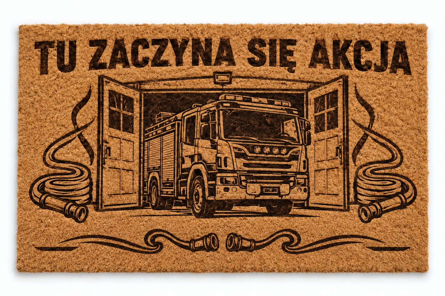 Wycieraczka Tu zaczyna się akcja – wizualizacja